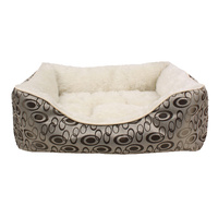 Small Cleopatra Brown Dog Bed