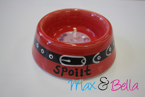 Dog Bowl - Spoilt Decor Ceramic Dog Bowl by Max & Bella