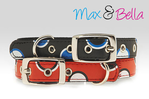Max & Bella Poker Dots Dog Collar