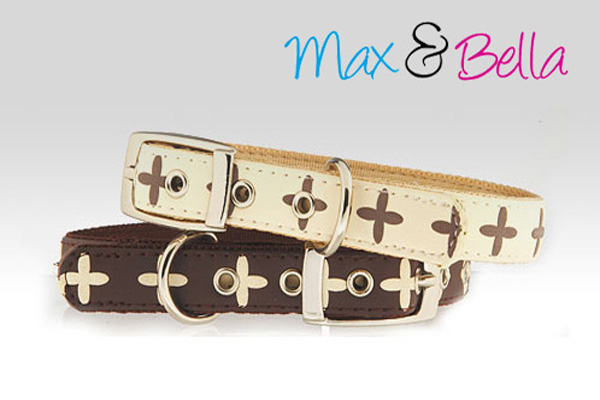 Max & Bella Kross Over Dog Collar