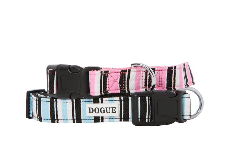 DOGUE Canvas Striped Dog Collar