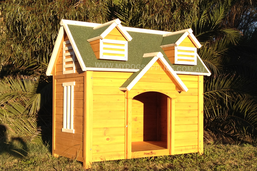 Extra Large The Castle Wooden Dog Kennel