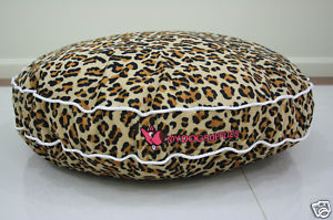 Designer Dog Bed - Leopard Skin