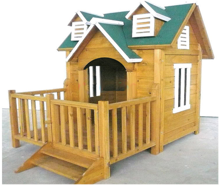 Grand Wooden Dog Kennel Grand Wooden Dog Kennel