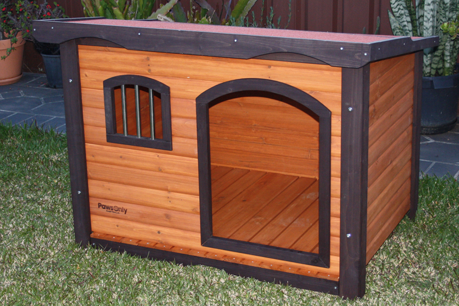 Small Wooden Dog House Premium