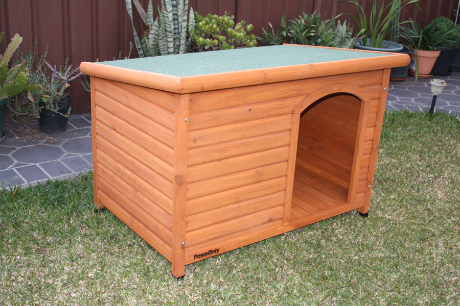 wooden dog pen