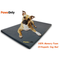 Medium Grey Comfort Orthopedic Memory Foam Dog Bed