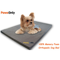 Small Brown Comfort Orthopedic Memory Foam Dog Bed