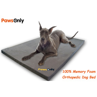 Extra Large Grey Comfort Orthopedic Memory Foam Dog Bed