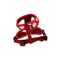 Red Polka Dot Harness - Medium