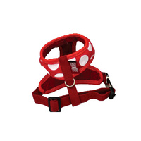 Red Polka Dot Harness - Large