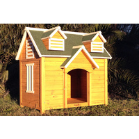 Extra Large The Castle Wooden Dog Kennel