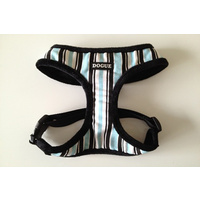 Dogue Canvass Blue Stripes Harness